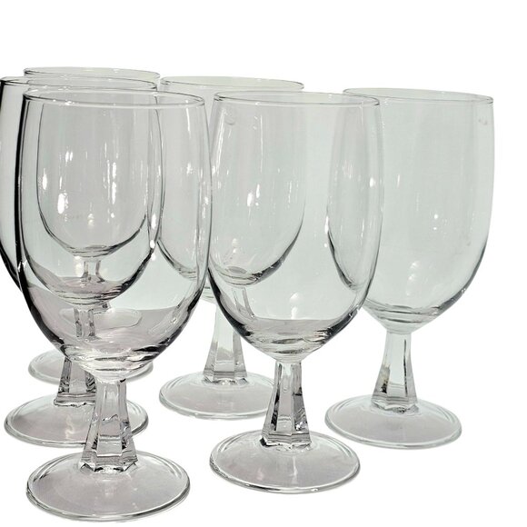 6 Cristal DArques Grand Noblesse Iced Tea Glasses 7" minimalist simplicity clean - Picture 4 of 9